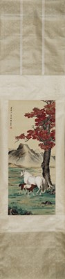 Lot 141 - CHEN YUAN DU | TWO HORSES