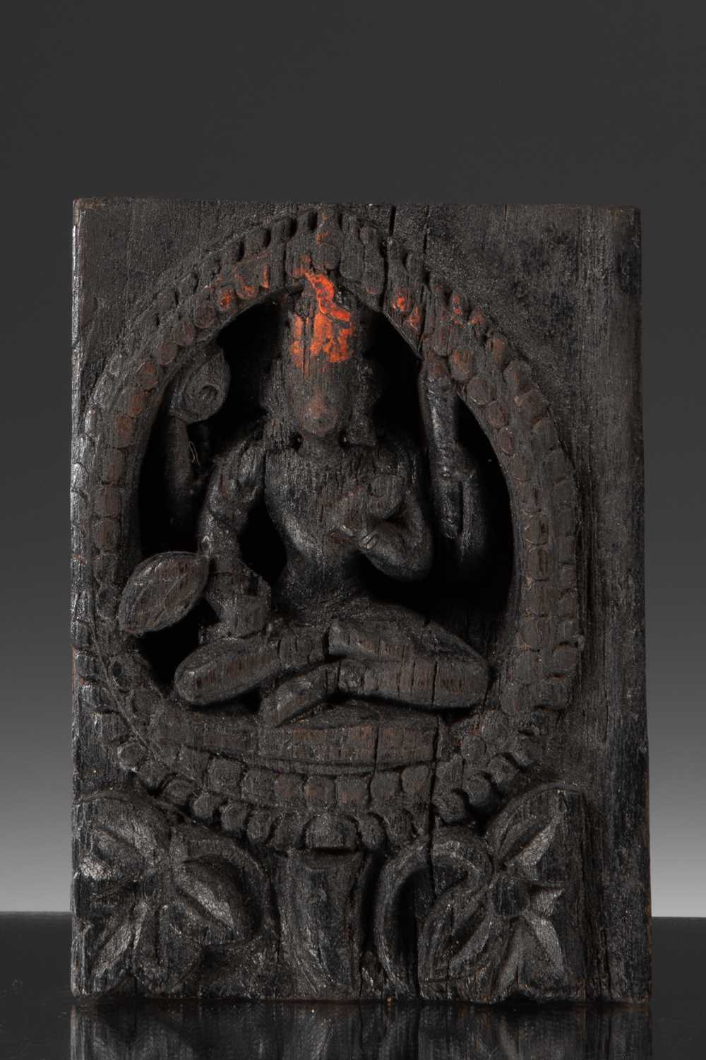 Lot 49 - SITTING VISHNU