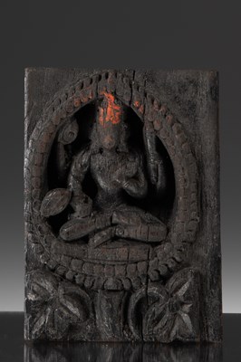 Lot 49 - SITTING VISHNU