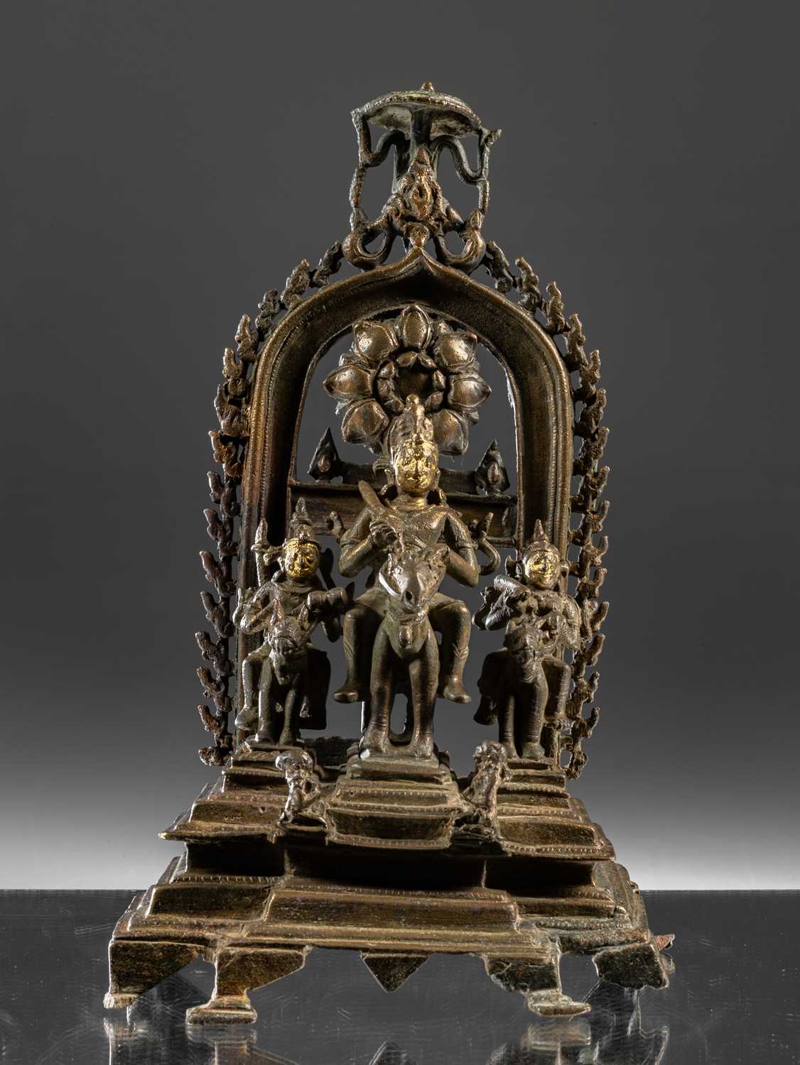 Lot 44 - PALA SHRINE OF REVANTA (SON OF SURYA) ON A HUNT