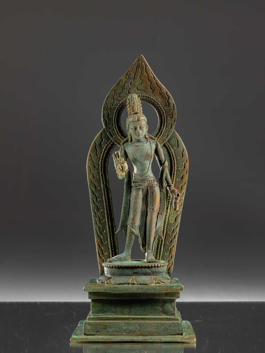 Lot 18 - STANDING MAITREYA