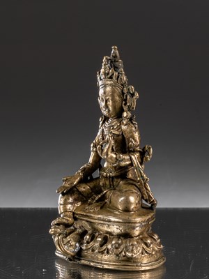 Lot 60 - SEATED GREEN TARA