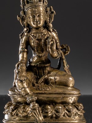Lot 60 - SEATED GREEN TARA