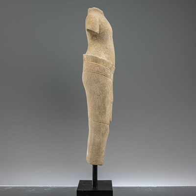 Lot 44 - BAPHUON STYLE SANDSTONE FIGURE OF UMA 11TH CENTURY SOUTH-EAST ASIA