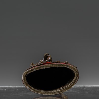 Lot 72 - SEATED REST GILT AND LACQUERED BRONZE TARA NEPAL 15TH CENTURY