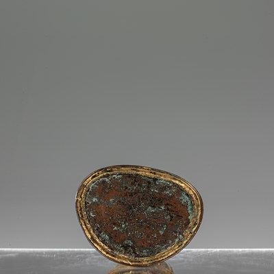 Lot 31 - MEDICINE BRONZE FIREGILT BUDDHA TIBET 16TH CENTURY