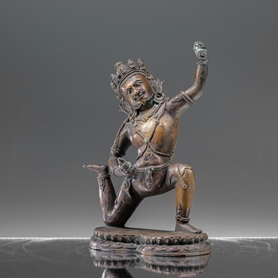 Lot 8 - EXTREMELY RARE DALI KINGDOM BRONZE TIBET 12TH CENTURY OR LATER