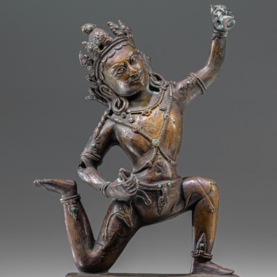 Lot 8 - EXTREMELY RARE DALI KINGDOM BRONZE TIBET 12TH CENTURY OR LATER