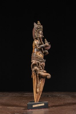 Lot 34 - PANJARANATHA MAHAKALA HORN PHURBU NEPAL 19TH CENTURY