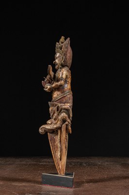 Lot 34 - PANJARANATHA MAHAKALA HORN PHURBU NEPAL 19TH CENTURY