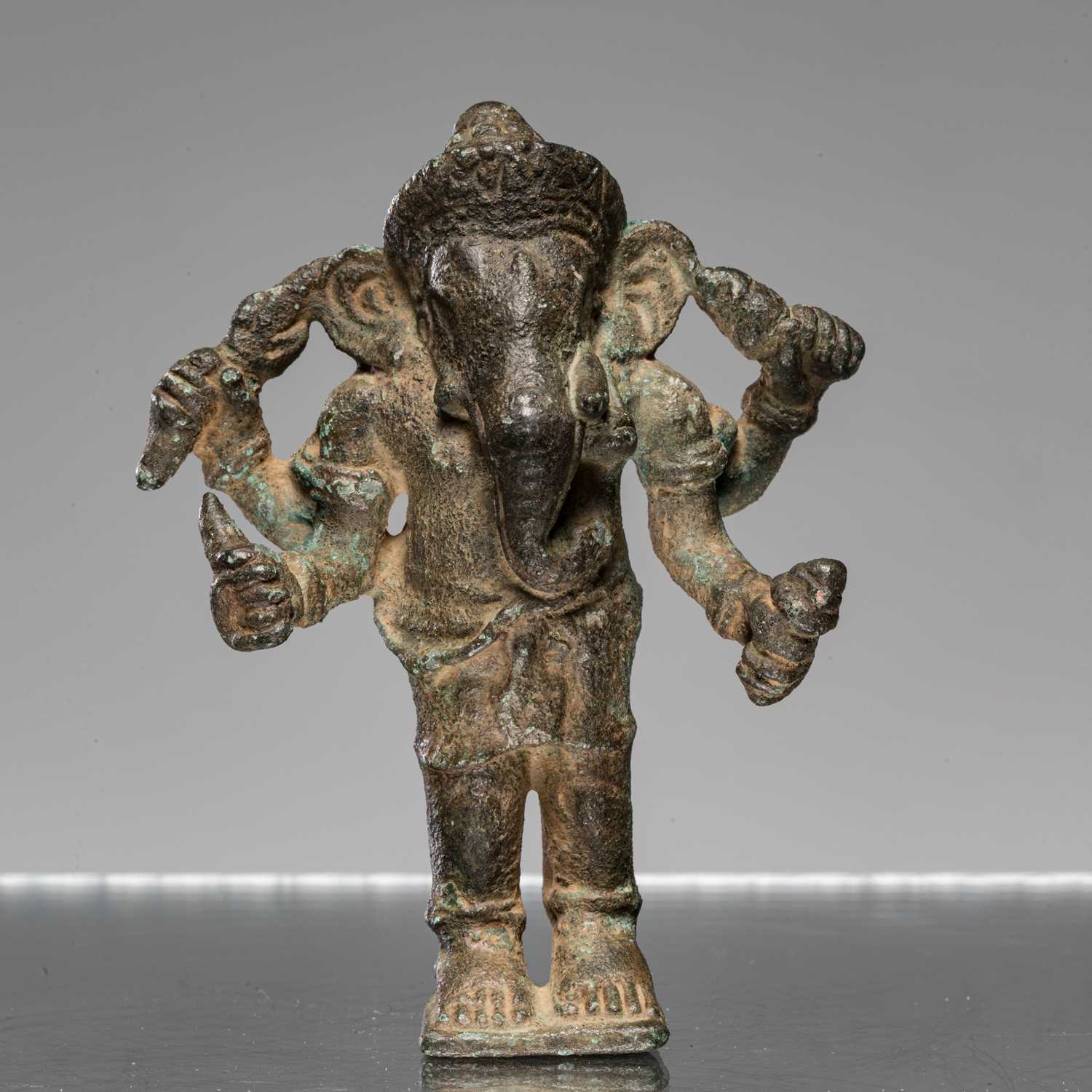 Lot 86 - STANDING GANESHA BRONZE CAMBODIA13 TH CENTURY