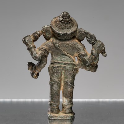 Lot 86 - STANDING GANESHA BRONZE CAMBODIA13 TH CENTURY