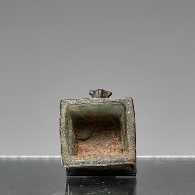 Lot 85 - BRONZE LINGAM CAMBODIA 13TH CENTURY