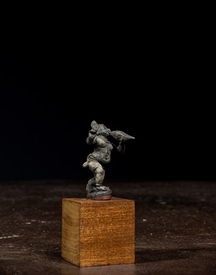 Lot 175 - VISHNU AS A CHILD BRONZE PALA INDIA 12TH CENTURY