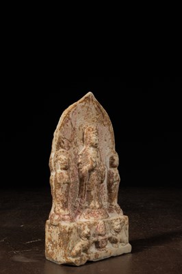 Lot 15 - STANDING GUANYIN MARBLE CHINA 8TH CENTURY