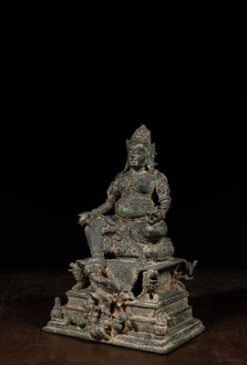 Lot 80 - LARGE SEATED JAMBHALA BRONZE JAVA 12TH CENTURY STYLE JAVA