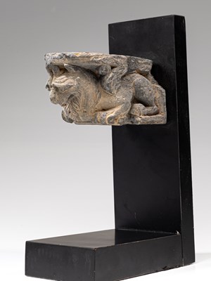 Lot 1 - MYSTICAL GREY SCHIST GANDHARA CREATURE 4TH CENTURY
