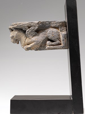 Lot 1 - MYSTICAL GREY SCHIST GANDHARA CREATURE 4TH CENTURY