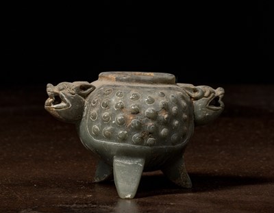 Lot 1 - JADEITE OFFERING BOWL CHINA 4TH CENTURY