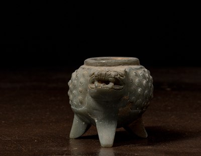 Lot 1 - JADEITE OFFERING BOWL CHINA 4TH CENTURY