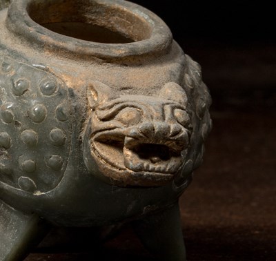 Lot 1 - JADEITE OFFERING BOWL CHINA 4TH CENTURY