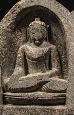 Lot 41 - PAIR OF SEATED BUDDHAS NEPAL 13TH CENTURY