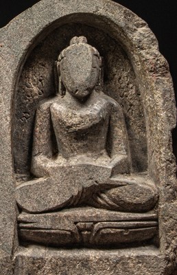 Lot 41 - PAIR OF SEATED BUDDHAS NEPAL 13TH CENTURY