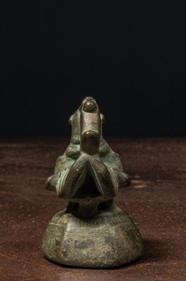 Lot 67 - DUCK SHAPED OPIUM WEIGHT BURMA EARLY 19TH CENTURY, 1 VISS