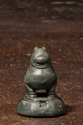 Lot 63 - LION SHAPED OPIUM WEIGHT BURMA , APPROXIMATELY 1680 , 5 TICAL