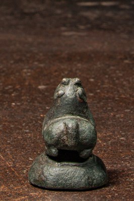 Lot 63 - LION SHAPED OPIUM WEIGHT BURMA , APPROXIMATELY 1680 , 5 TICAL