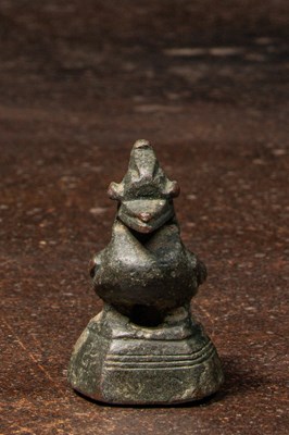 Lot 61 - DUCK SHAPED BRONZE OPIUM WEIGHT BURMA SHAN STATE (1885-1925) , 10 TICAL