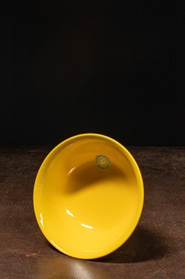 Lot 81 - A YELLOW-GLAZED PORCELAIN BOWL CHINA QING DYNASTY WITH GUANGXU REIGN MARK AND PERIOD (1875-1908)
