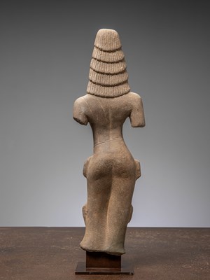 Lot 7 - SANDSTONE AVALOKITESHVARA 7TH CENTURY FROM THAILAND OR VIETNAM