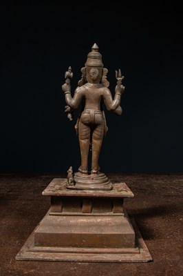 Lot 39 - STANDING BRONZE BHAIRABA INDIA 18TH CENTURY
