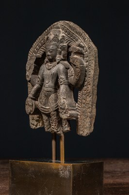 Lot 79 - STANDING STONE AMOGHAPHASA NEPAL 16TH CENTURY