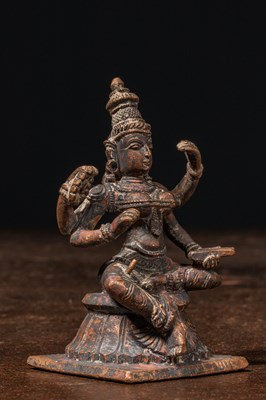 Lot 74 - PRAJNAPARAMITA BRONZE INDIA ABOUT 1850'S