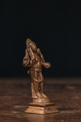 Lot 13 - STANDING BRONZE BHAIRABA INDIA 15TH CENTURY
