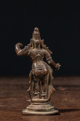 Lot 28 - STANDING BRONZE RAMA NEPAL 16TH CENTURY