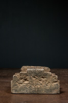 Lot 70 - NEPALESE STONE VAIRCONA BUDDHA 18TH CENTURY