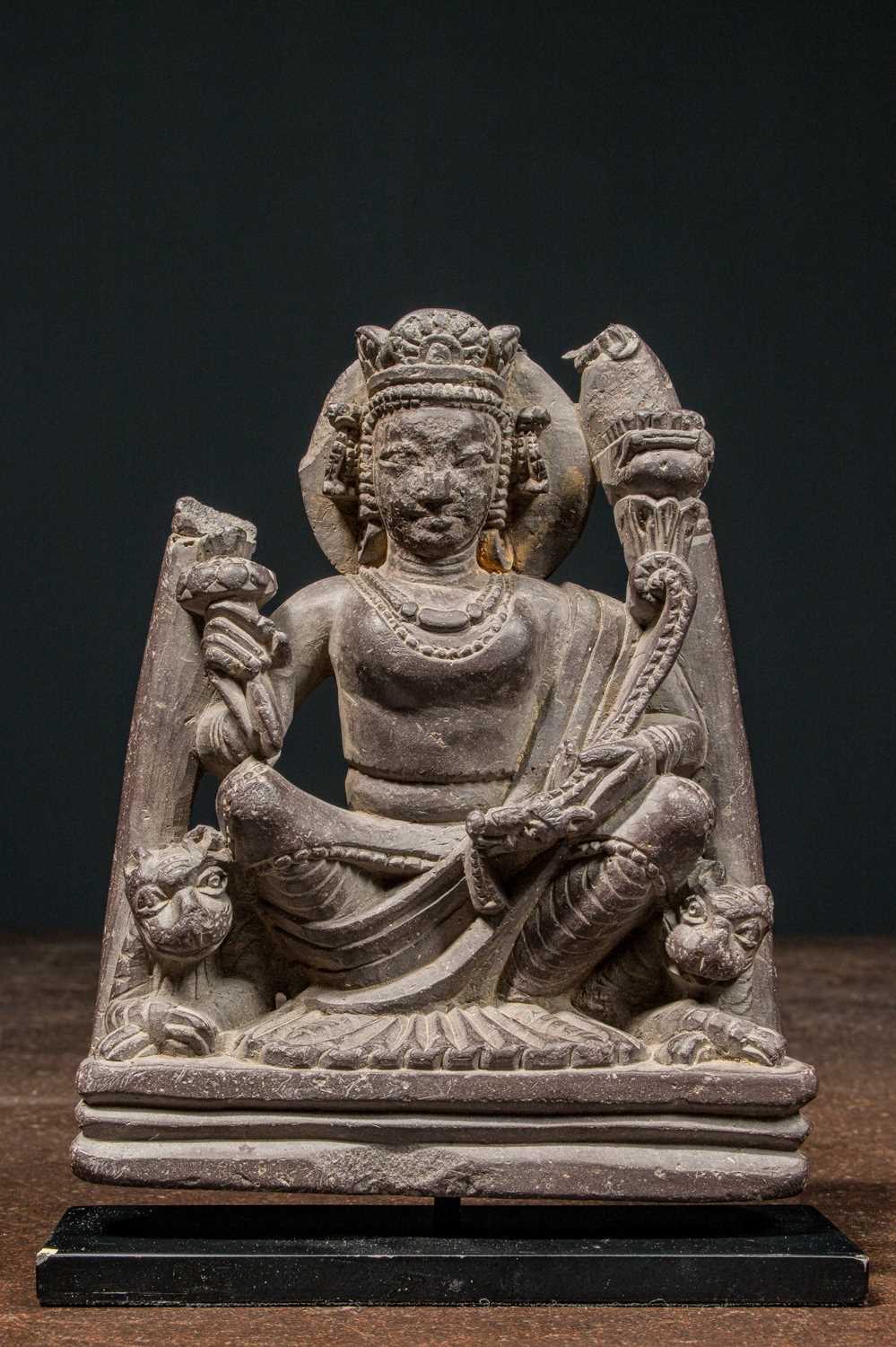 Lot 16 - GAJALAKSHMI STONE KAHMIR REGION 12TH CENTURY