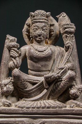 Lot 16 - GAJALAKSHMI STONE KAHMIR REGION 12TH CENTURY
