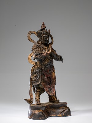 Lot 49 - WEI TUO VEDA STATUE