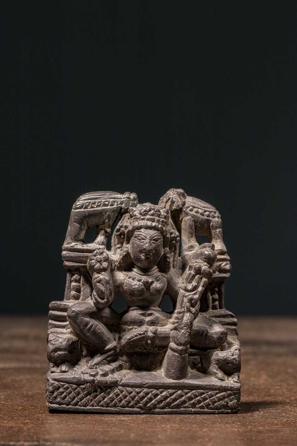 Lot 36 - GAYALAKSHMI STONE CARVING 10TH CENTURY KASHMIR REGION