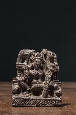Lot 36 - GAYALAKSHMI STONE CARVING 10TH CENTURY KASHMIR REGION