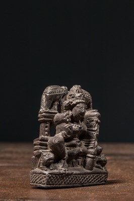 Lot 36 - GAYALAKSHMI STONE CARVING 10TH CENTURY KASHMIR REGION