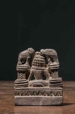 Lot 36 - GAYALAKSHMI STONE CARVING 10TH CENTURY KASHMIR REGION