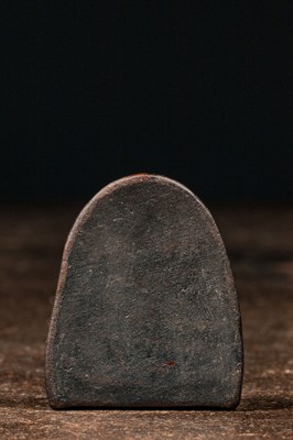 Lot 82 - SEATED STONEWARE JAMBHALA TIBET 18TH CENTURY