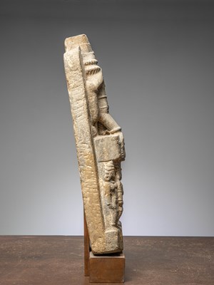 Lot 40 - (R) STANDING STONE VISHNU INDIA RAJASTAN DATED 1538