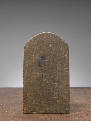 Lot 2 - (R) STANDING STONE BUDDHA NEPAL 17TH CENTURY PALA REVIVAL