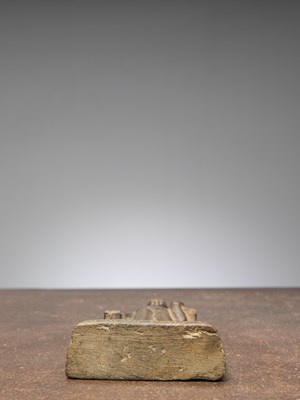 Lot 2 - (R) STANDING STONE BUDDHA NEPAL 17TH CENTURY PALA REVIVAL